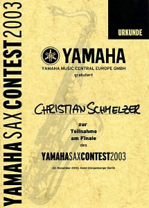 Yamaha Sax Contest